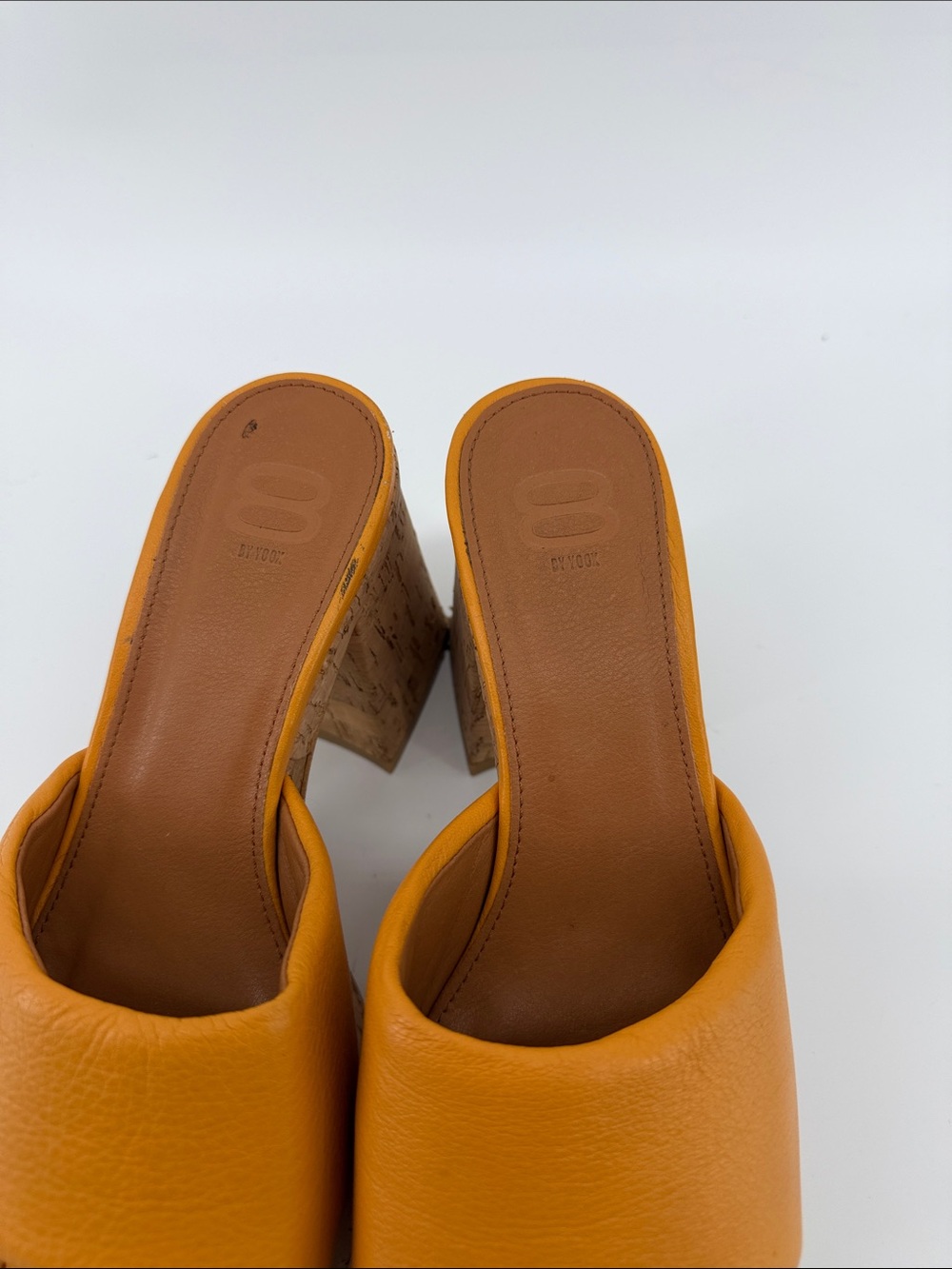8 by Yoox Platform Sandals in Orange 38 S33 - Picture 4 of 7